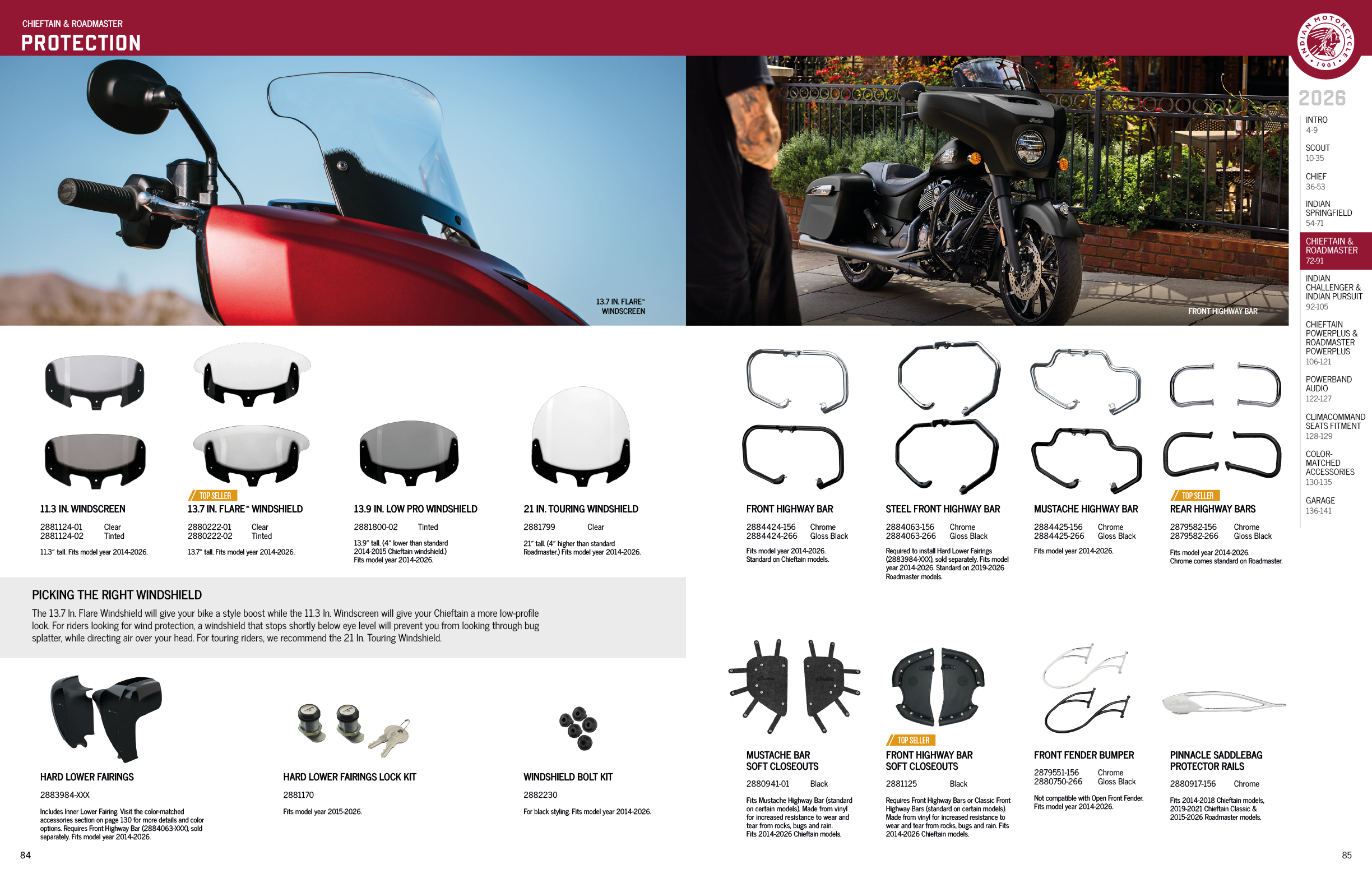 A magazine page with a motorcycle on the cover and a section titled “Protection" with a picture of a person wearing a helmet. AI generated content